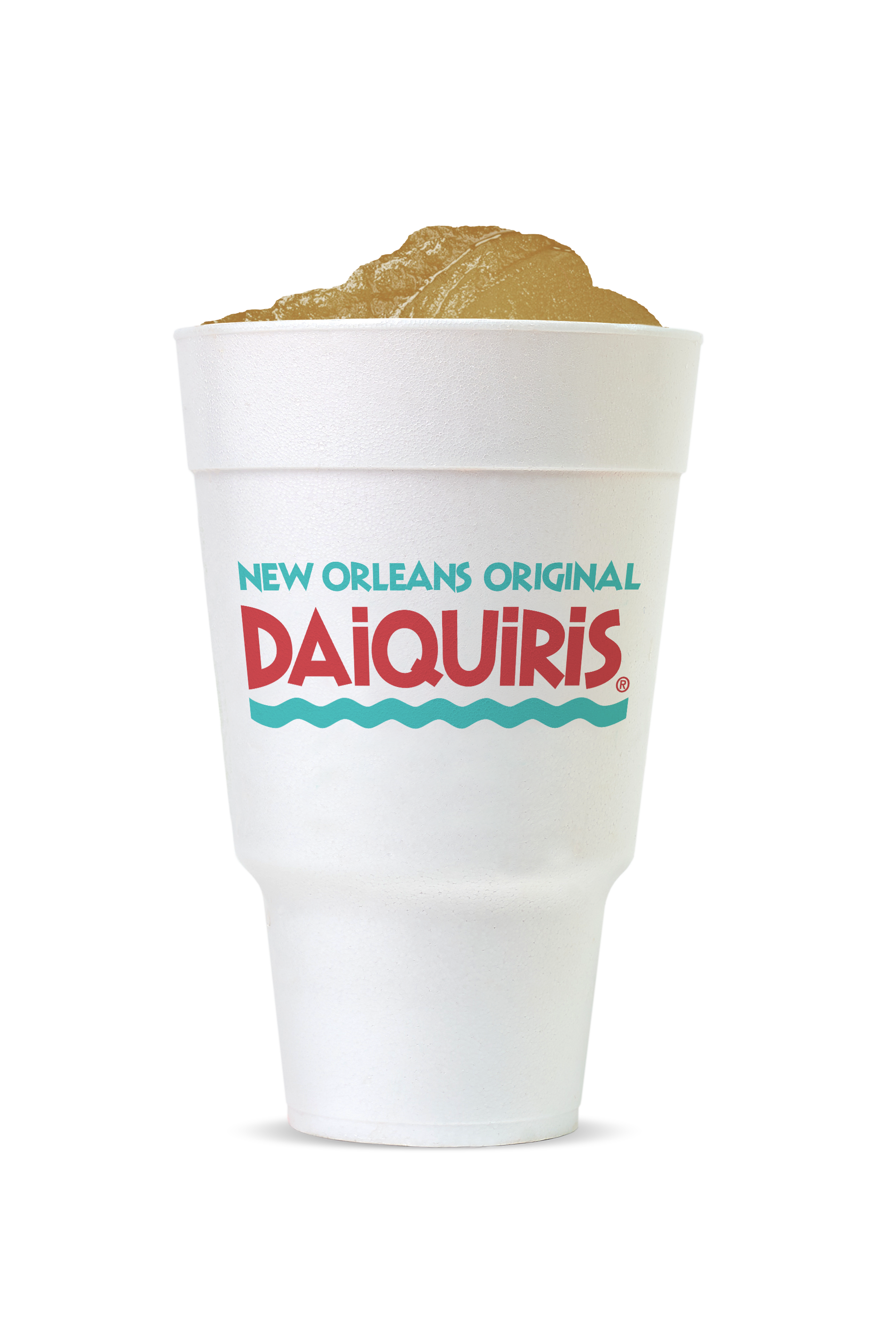 Brown daiquiri in large cup