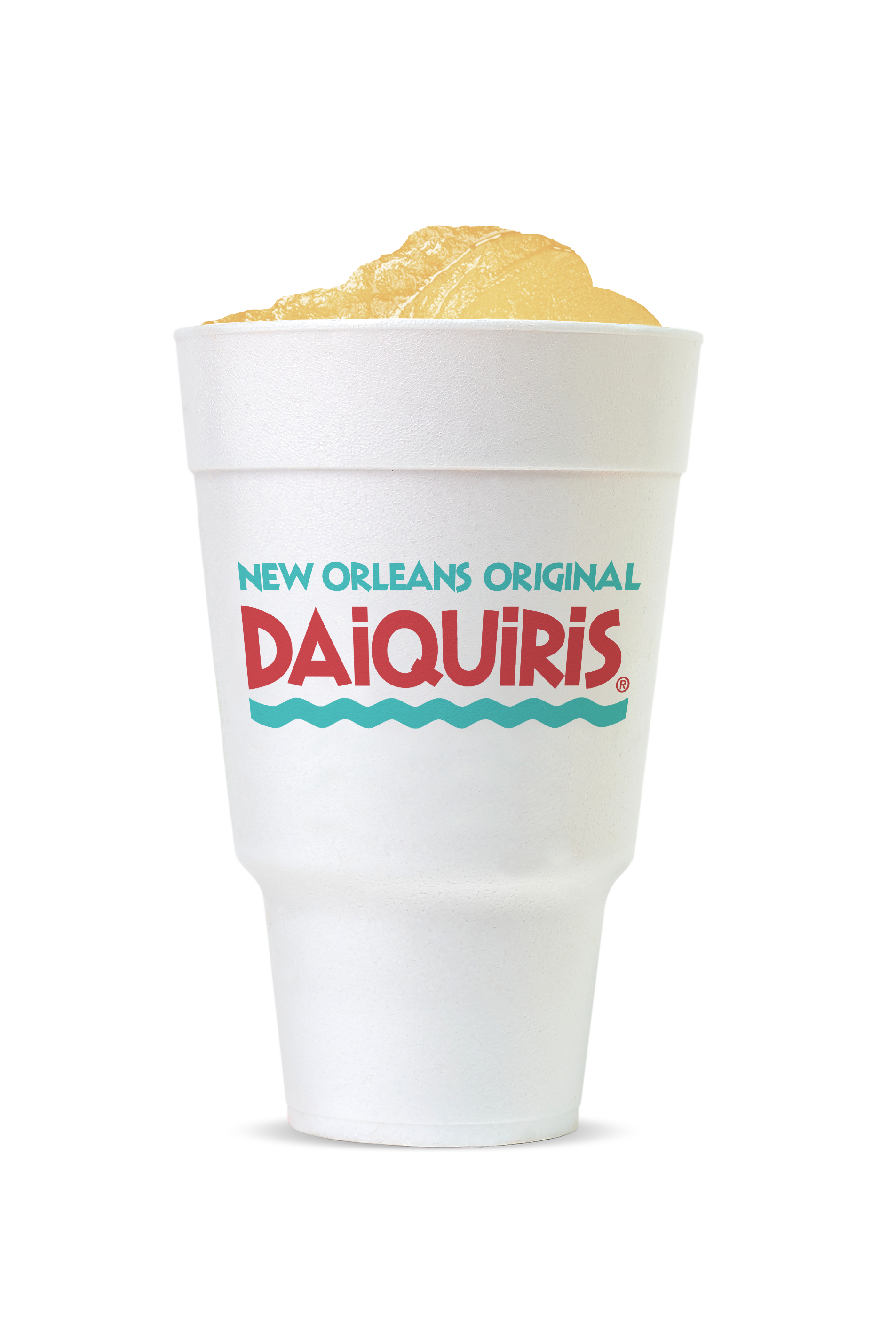 Yellow daiquiri in large cup