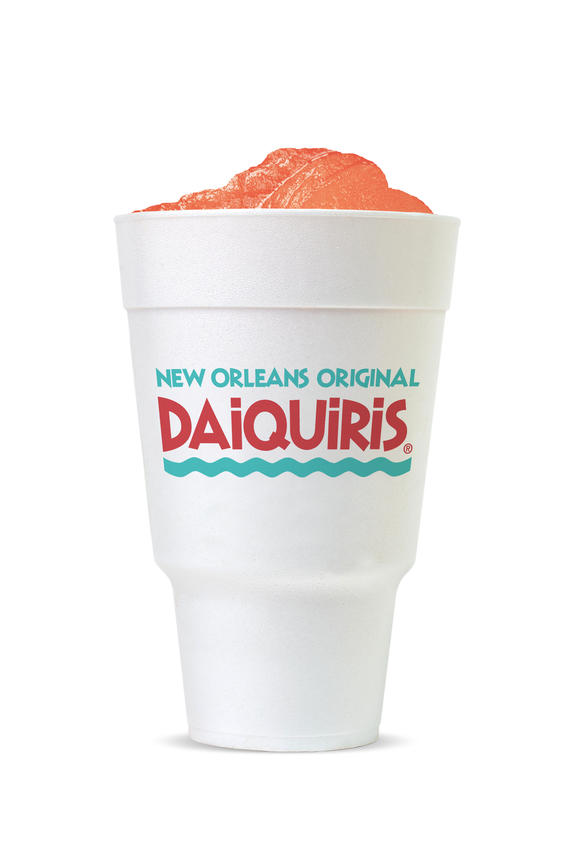 Red daiquiri in large cup