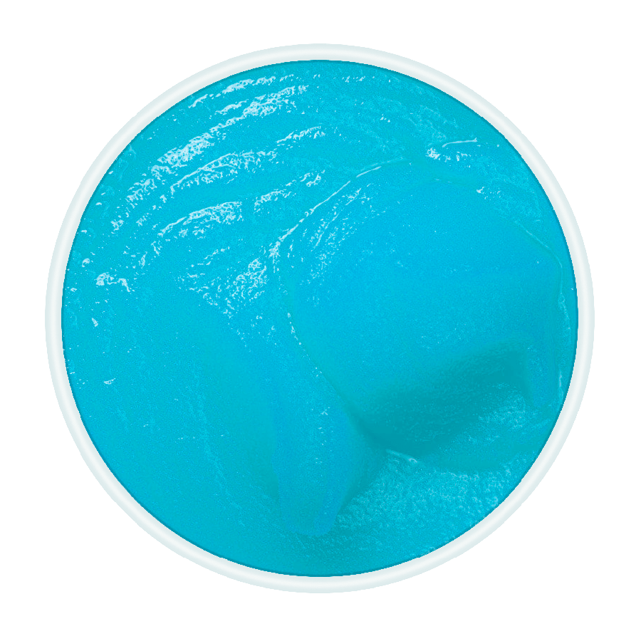 Blue daiquiri top down