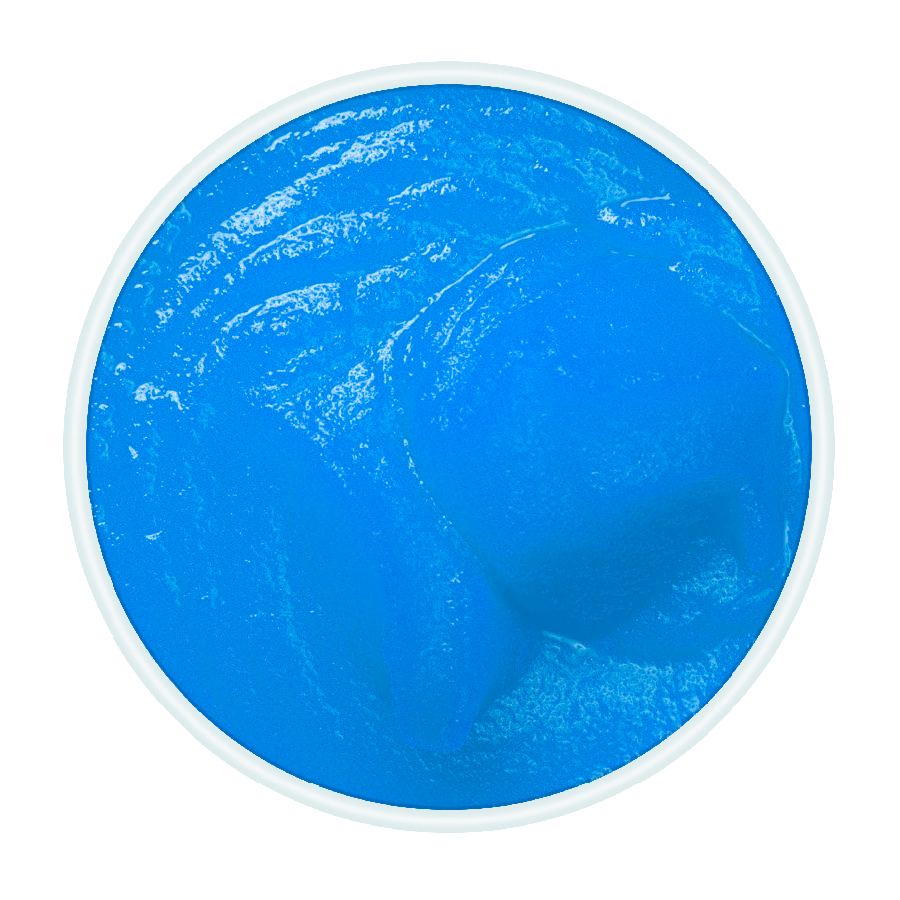 Blue daiquiri top down