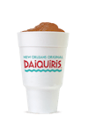 Brown daiquiri in large cup