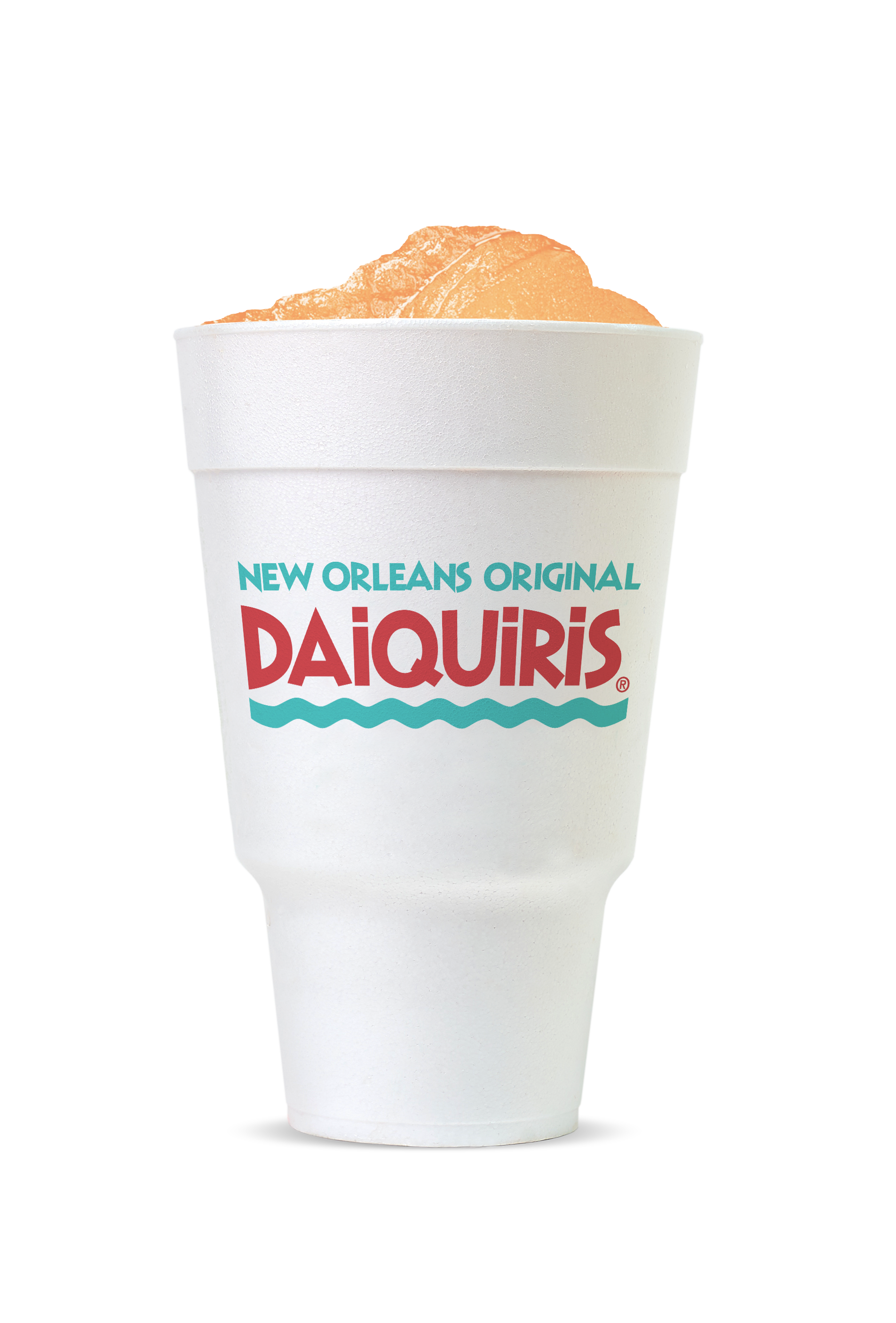 Orange daiquiri in large cup