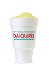 Yellow daiquiri in large cup